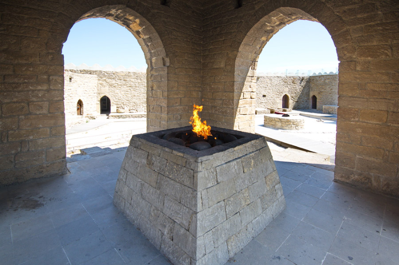 Ateshgah, el templo del fuego de Bakú