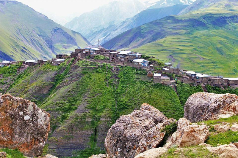 Khinalug Village