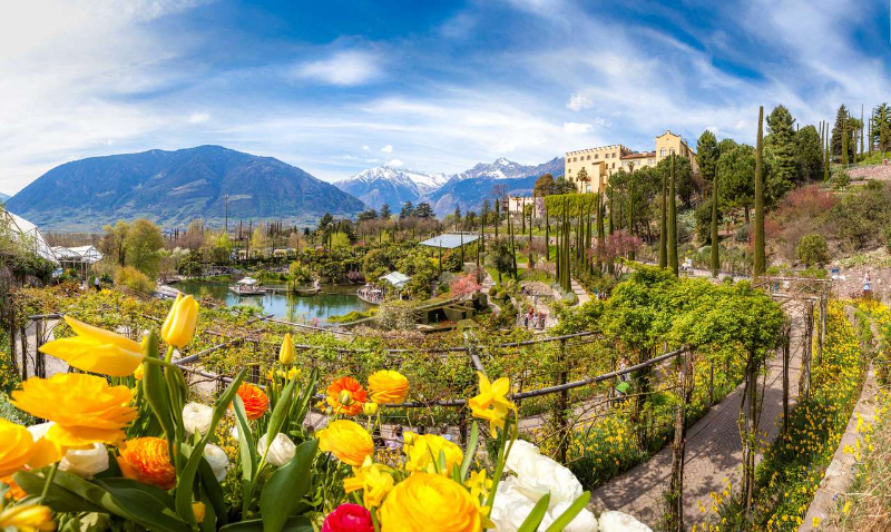 Jardines del castillo de Trauttmansdorff