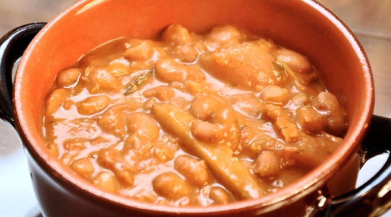 Pasta y judías de los Abruzos